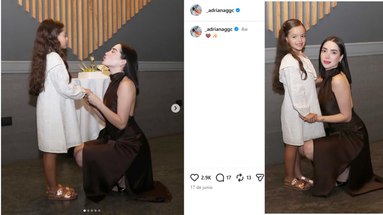Adriana García hizo una última publicación con su hija un mes antes de morir.