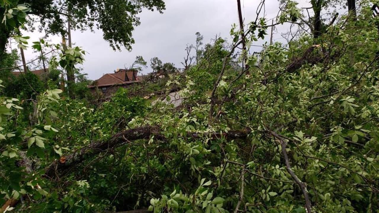 El Servicio Meteorológico Nacional había estado emitiendo un aviso por tornado en Bedias, Riverside, Trinity, Corrigan y Onalaska.
