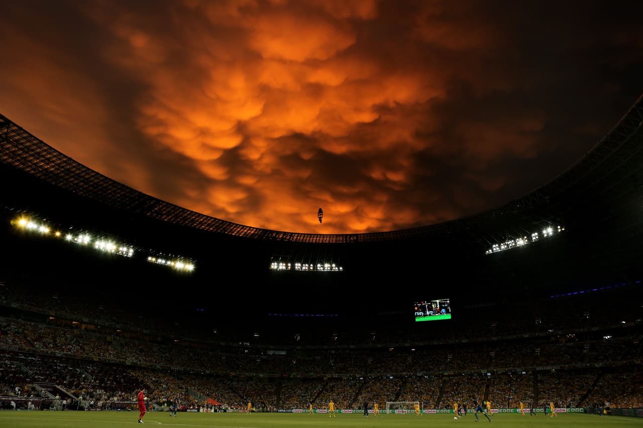 DONETSK, UKRAINE - JUNE 15: A general view during the UEFA EURO 2012 group D match between Ukraine and France at Donbass Arena on June 15, 2012 in Donetsk, Ukraine. (Photo by Ian Walton/Getty Images)
