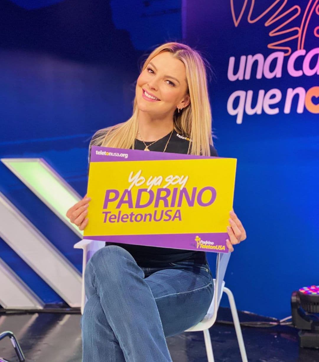 Tras dos horas de programa del especial TeletónUSA por Univision, se logró la suma de 1,000 padrinos para los niños del CRIT USA.