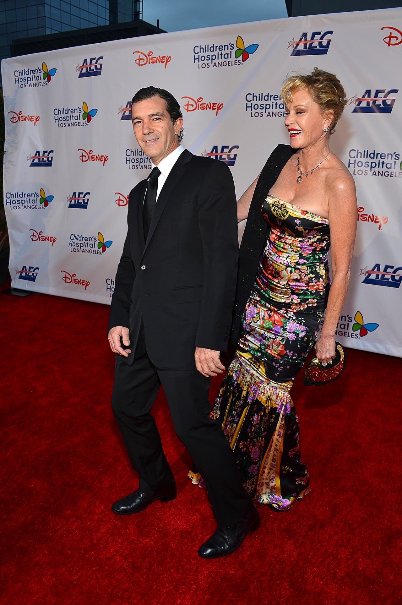 Banderas estuvo con la actriz española Ana Leza.