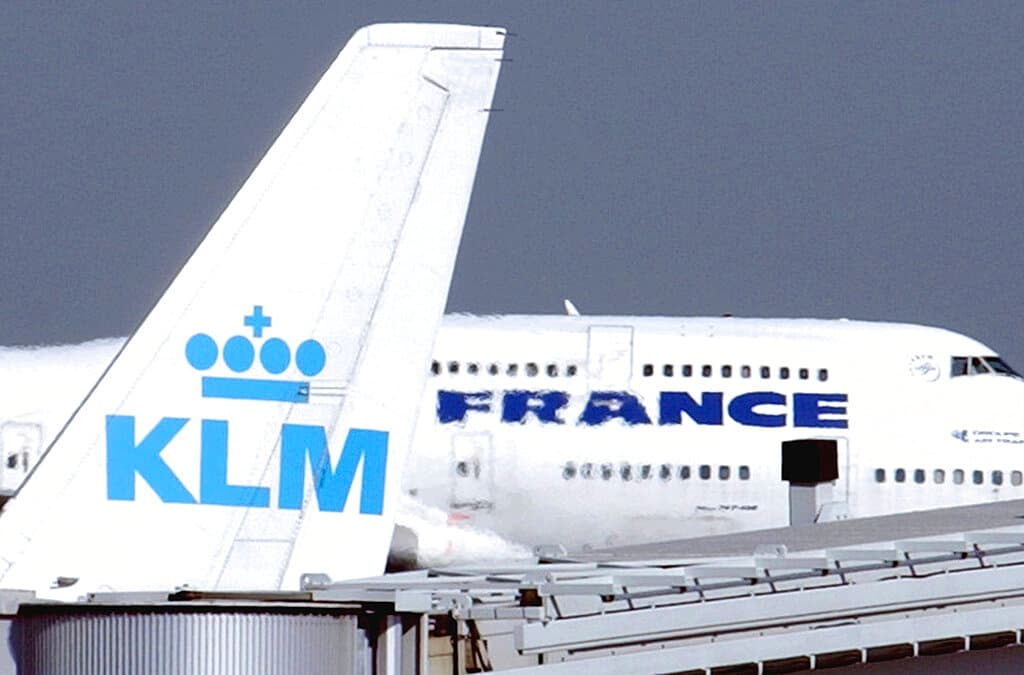 KLM suspendió sus vuelos a Ucrania.