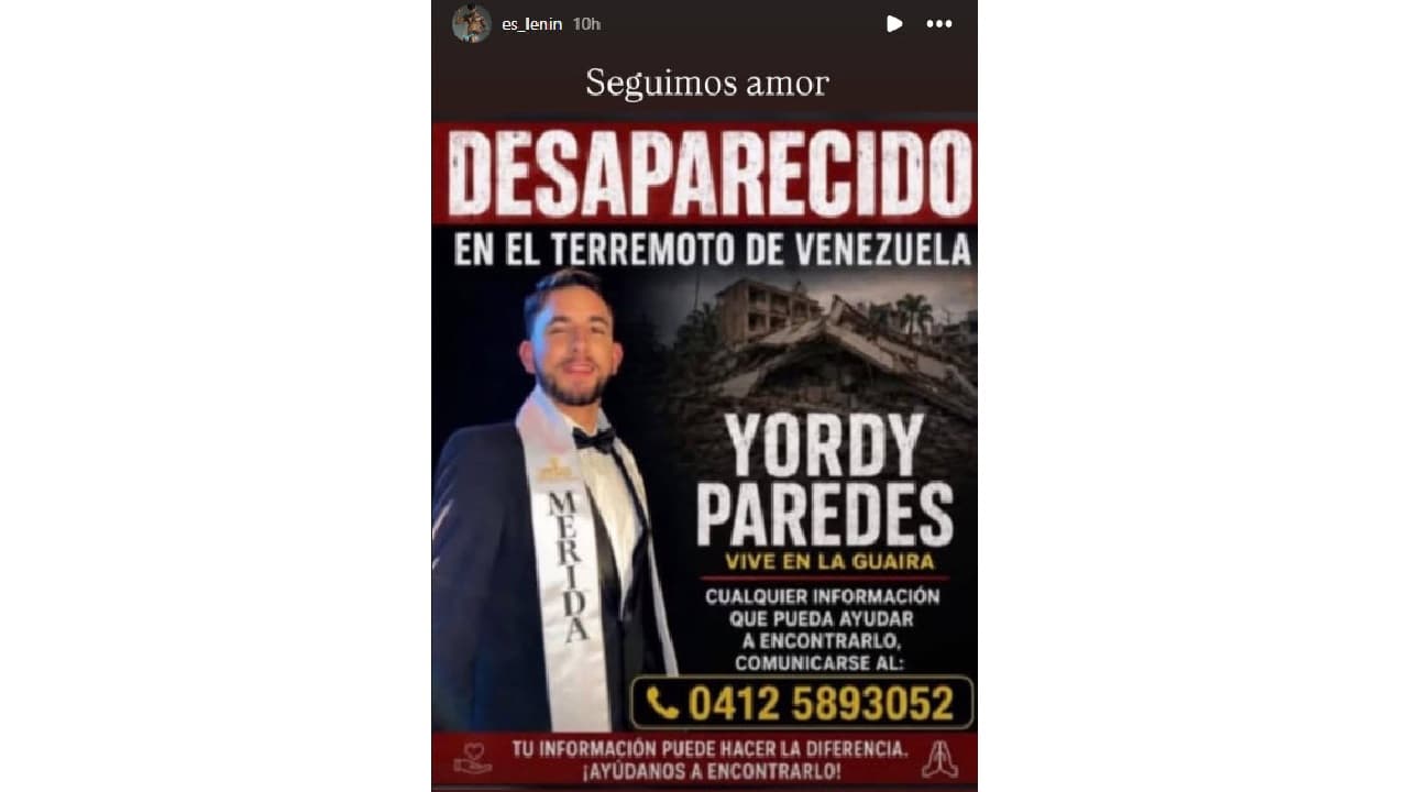 Pedían ayuda para localizarlo hasta el último momento.