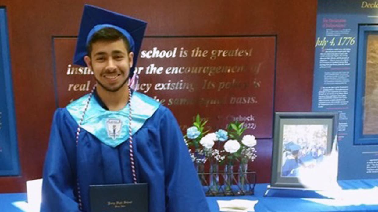 Fernando graduated from high school more than two years ago.