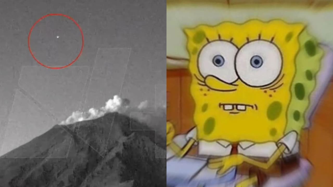 Captan extraña luz en el Popocatépetl y usuarios aseguran que podría ser un ovni: mira el video
