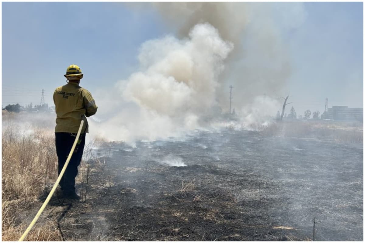El equipo tuvo que solicitar una patrulla adicional y una licitación de agua porque el fuego comenzaba a avanzar quemando todo lo que estuviera en su camino.