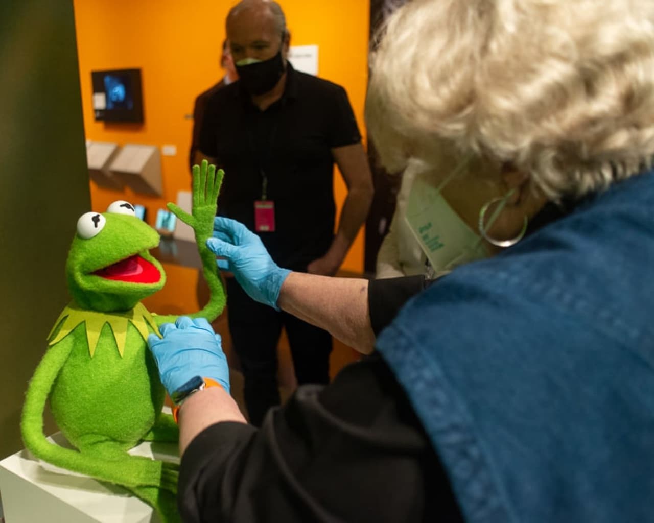 Entre los personajes que se exhiben están personajes muy queridos como la
<b>Rana René</b>.
<br>