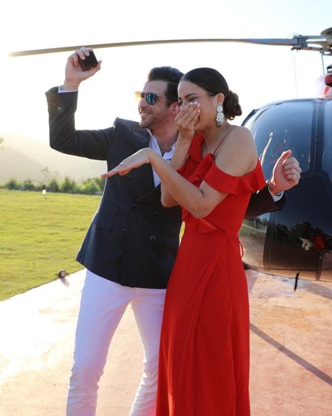 Ellos llegaron al altar el 23 de marzo de 2019 después de casi 8 meses de compromiso.