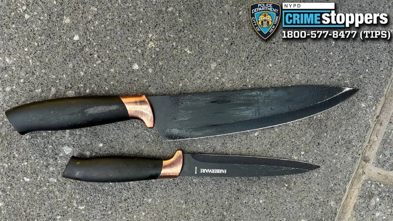La sospechosa habría utilizado dos cuchillos para atacar a las víctimas.