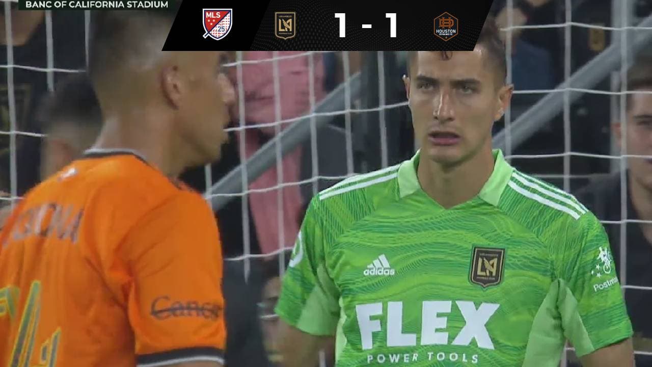 LAFC no pudo con Houston Dynamo en casa; Vela salió de cambio