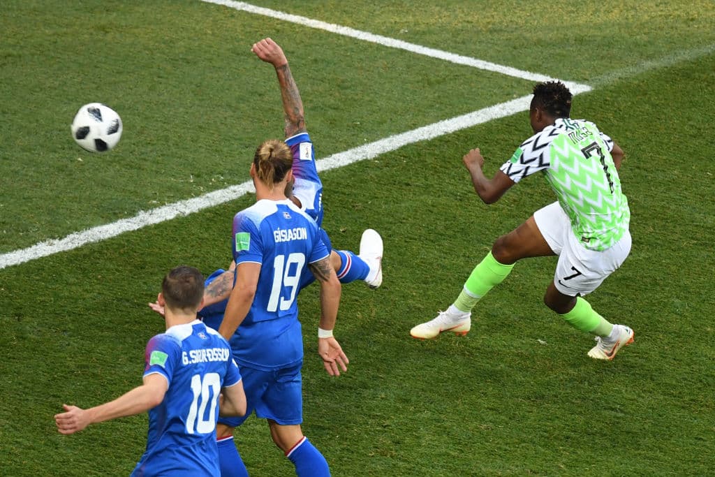 52.- Ahmed Musa (Nigeria) al minuto 49. Nigeria 1-0 Islandia.
