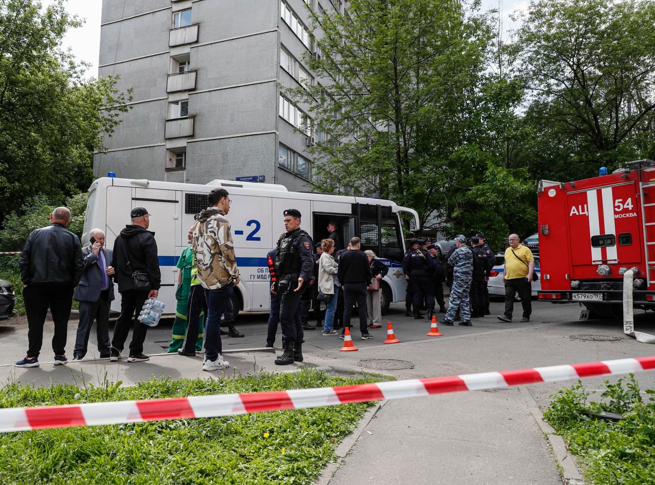 Un ataque con drones alcanza edificios residenciales de Moscú en una acción sin precedentes en la guerra de Ucrania