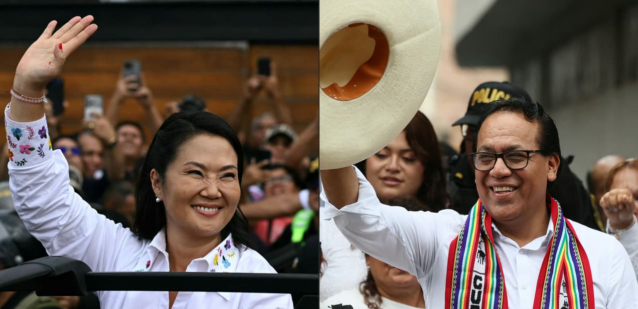 ¿Quiénes son los dos candidatos de Perú que se disputan la presidencia?