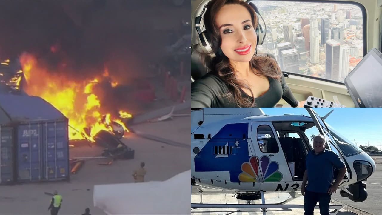Revelan que pasó el minuto antes del accidente mortal del helicóptero donde murió una periodista y su piloto