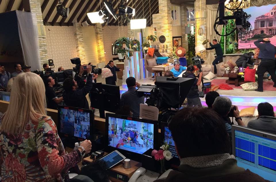 ¡Así se ve el set desde producción!