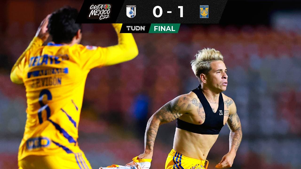 Tigres cerró el encuentro con nueve hombres en la cancha.