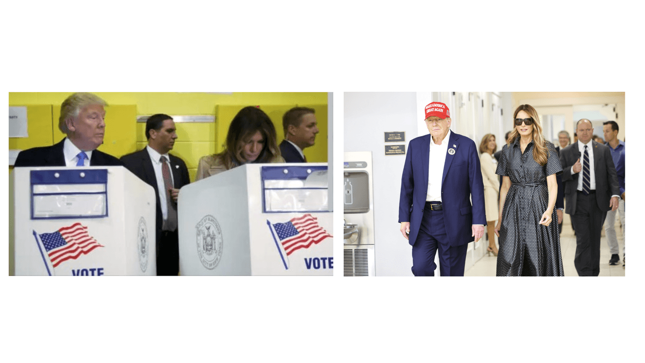 Izquierda: Fotografía votación 2016 / Derecha: Fotografía votación 2024.