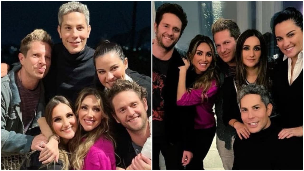 Guillermo Rosas en reuniones con RBD en 2022.