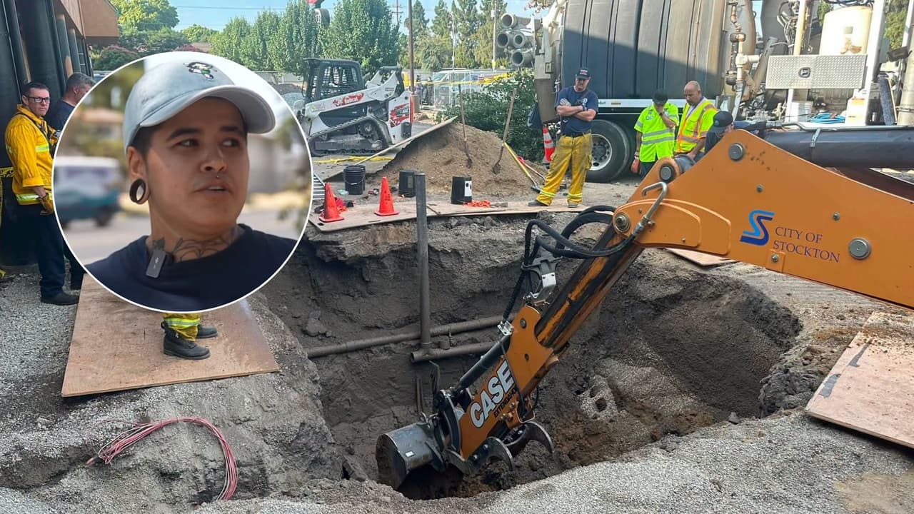Vendedora ambulante comparte cómo fue la última vez que vio a los trabajadores que fallecieron tras el derrumbe de una zanja en Stockton, California.
