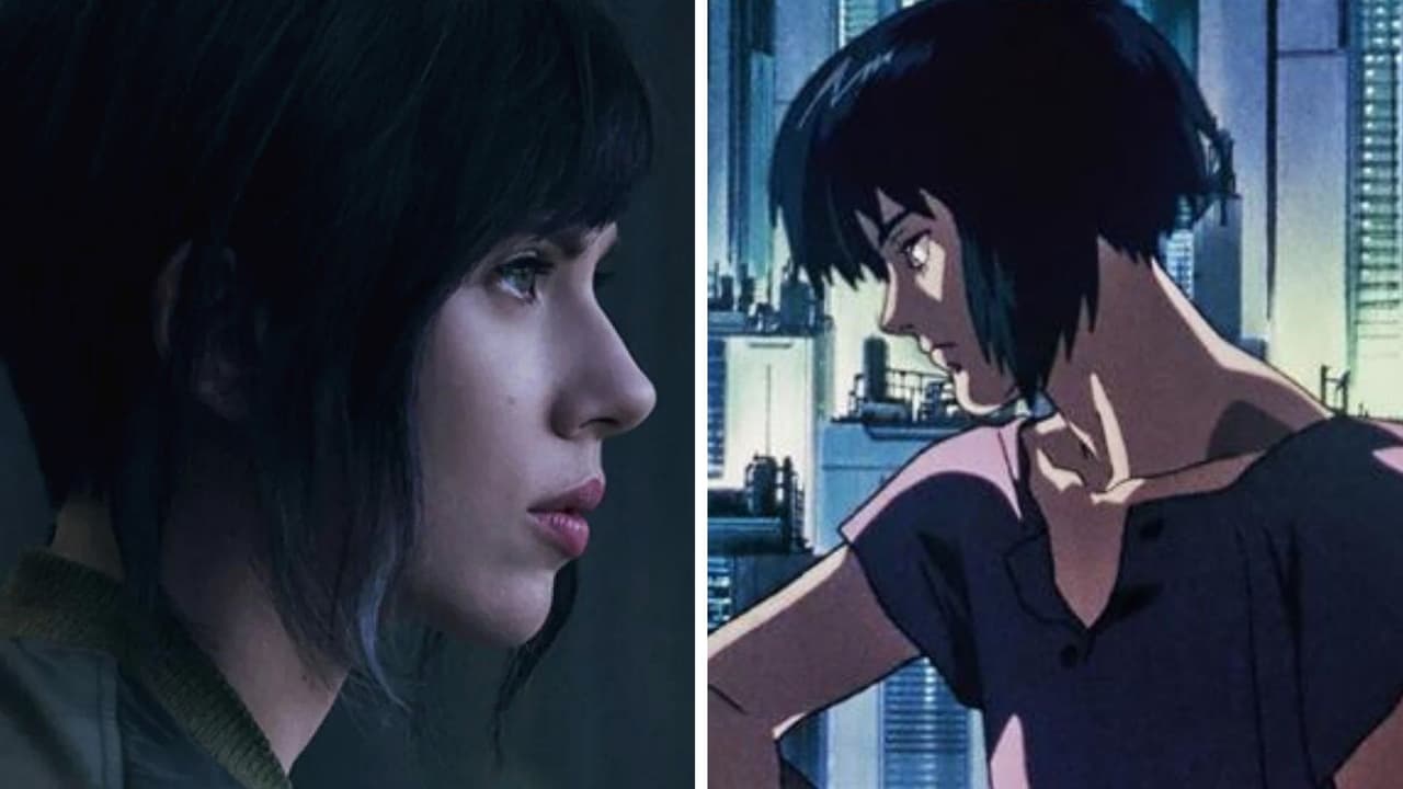 Película live action y versión anime de 'Ghost in the Shell'