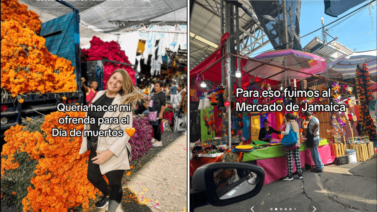 Alemana se viraliza por mostrar su primer altar de Día de Muertos