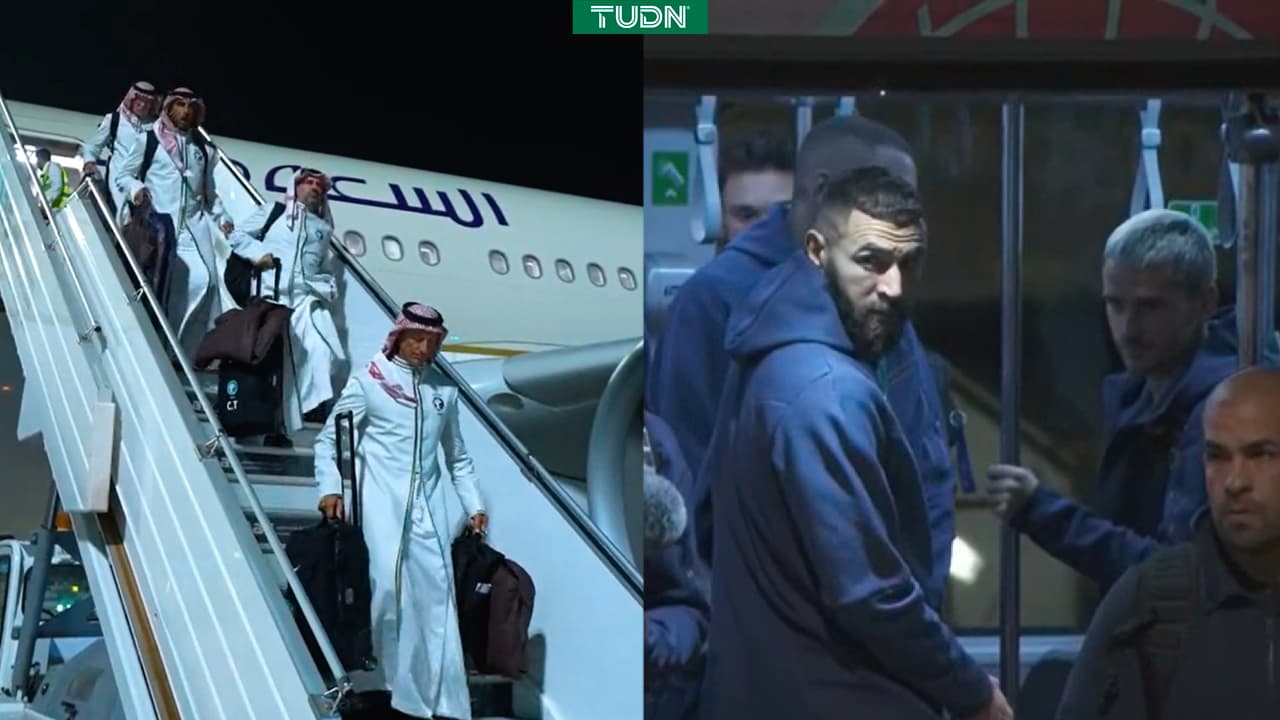 Arabia Saudita, rival de México, y Francia aterrizan en Qatar