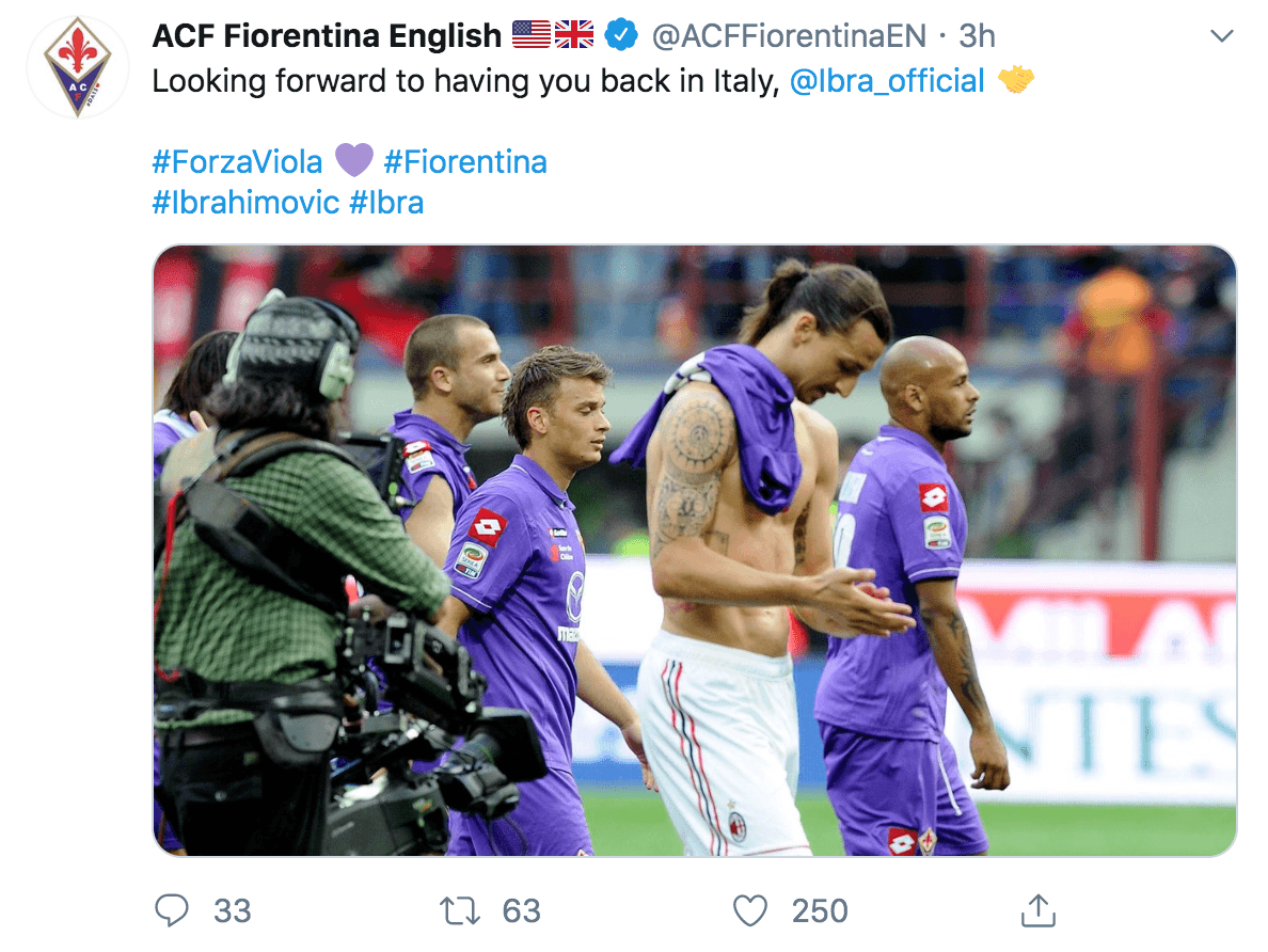 Todos los caminos de Zlatan van hacia Milan ¿o Fiorentina?