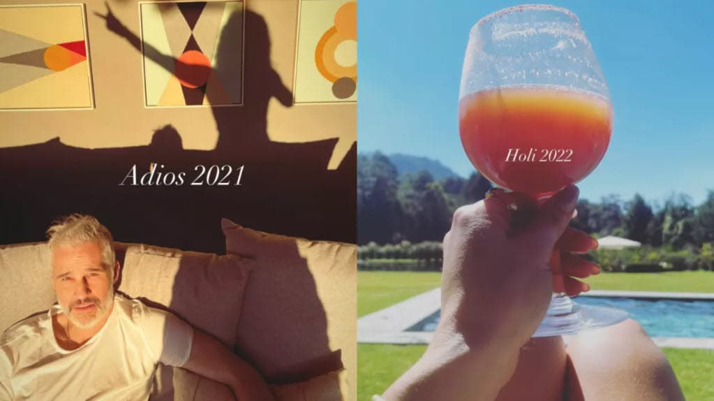 El actor despidió el 2021 en compañía de su novia, quien compartió una imagen donde se ve recostado en la cama, mientras que de ella se aprecia su sombra en la pared.
<br>