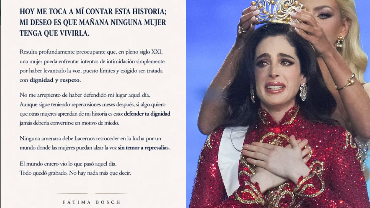Fátima Bosch emitió luego este otro comunicado donde defendió su postura.