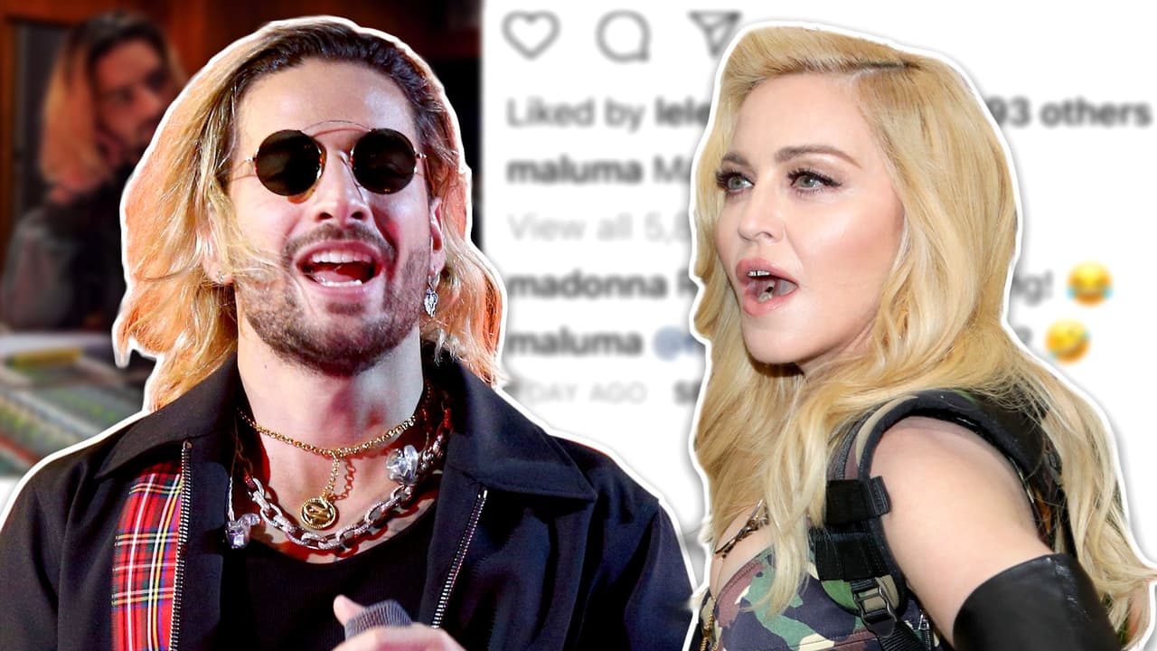 Madonna le dice "rubia" a Maluma y el colombiano no se queda callado