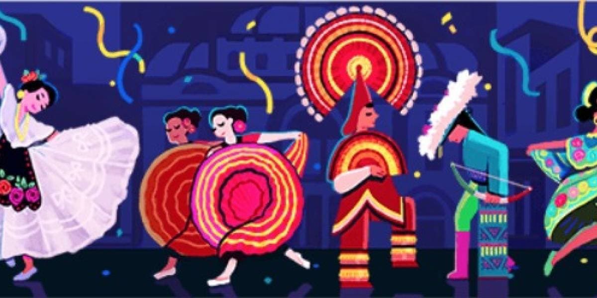 Este es el doodle que celebra a Amalia Hernández.