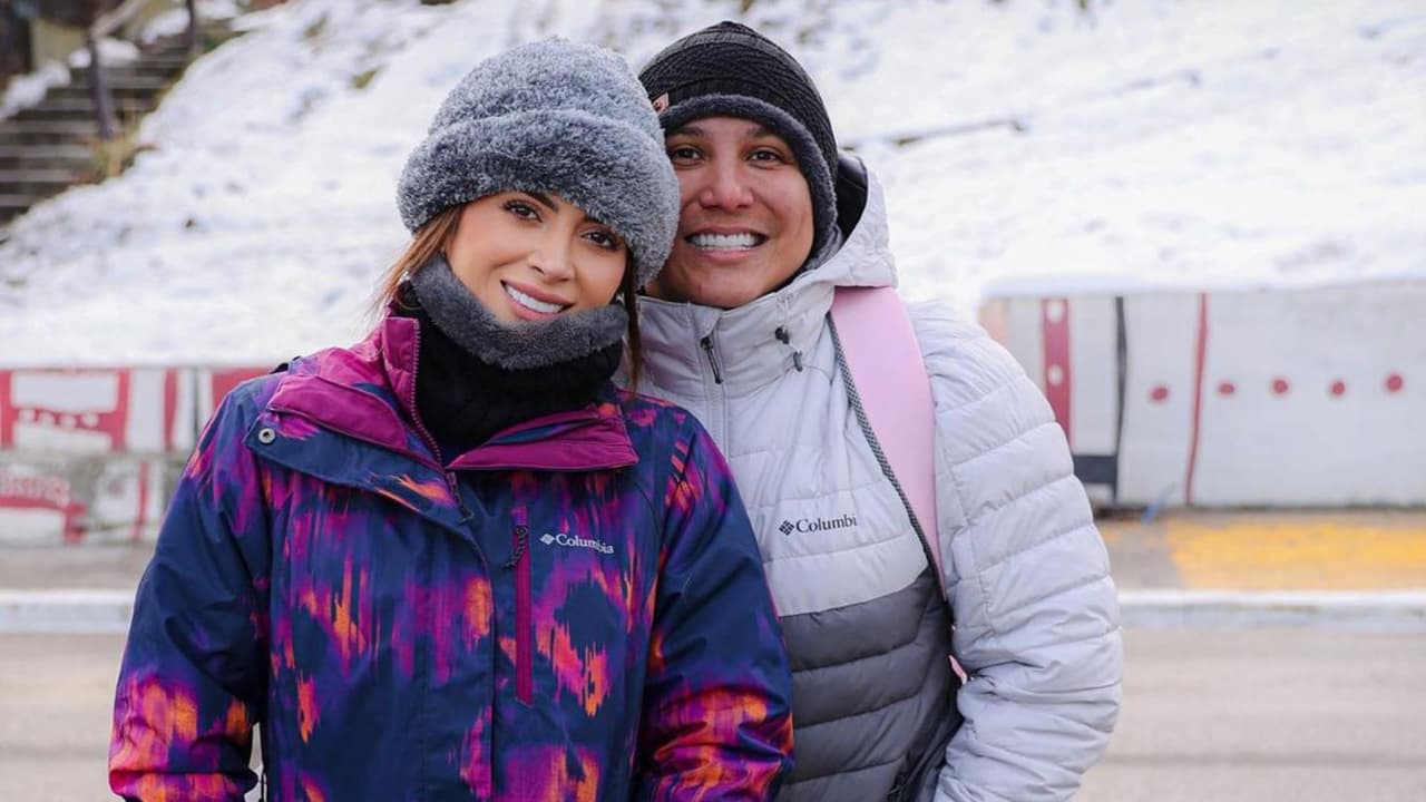 Kimberly Flores y Edwin Luna