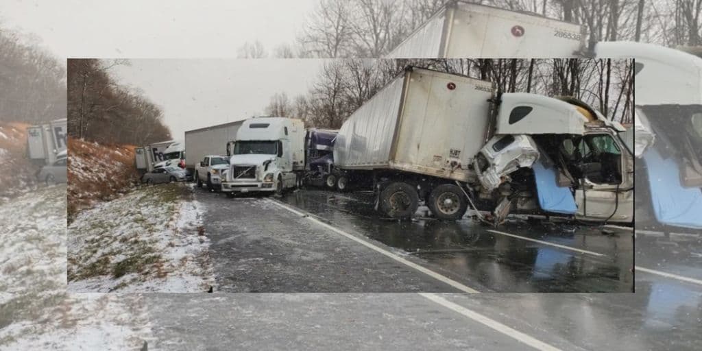 Dos personas murieron en accidente que involucró a 30 vehículos en la I-80