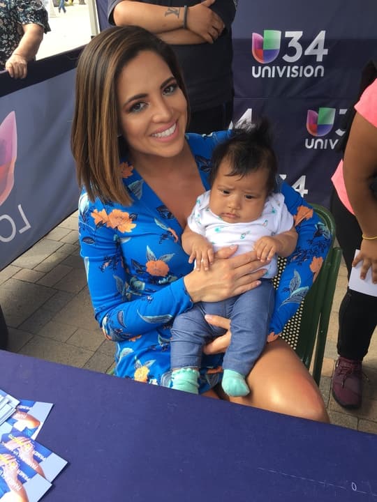 Muchos niños llegaron hasta el set de la Ruta de Impacto.