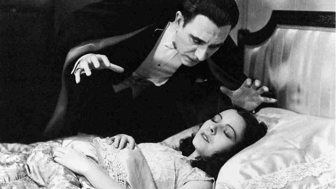 Carlos Villarias y Lupita Tovar en 'Drácula', de 1931.