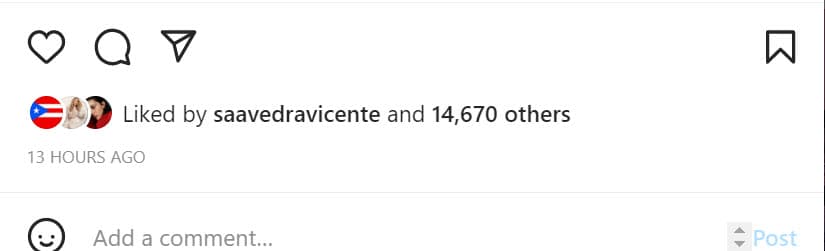 El prometido de la conductora, Vicente Saavedra, la apoya en esta decisión pues dio 'me gusta' a la publicación de su futura esposa.
<br>