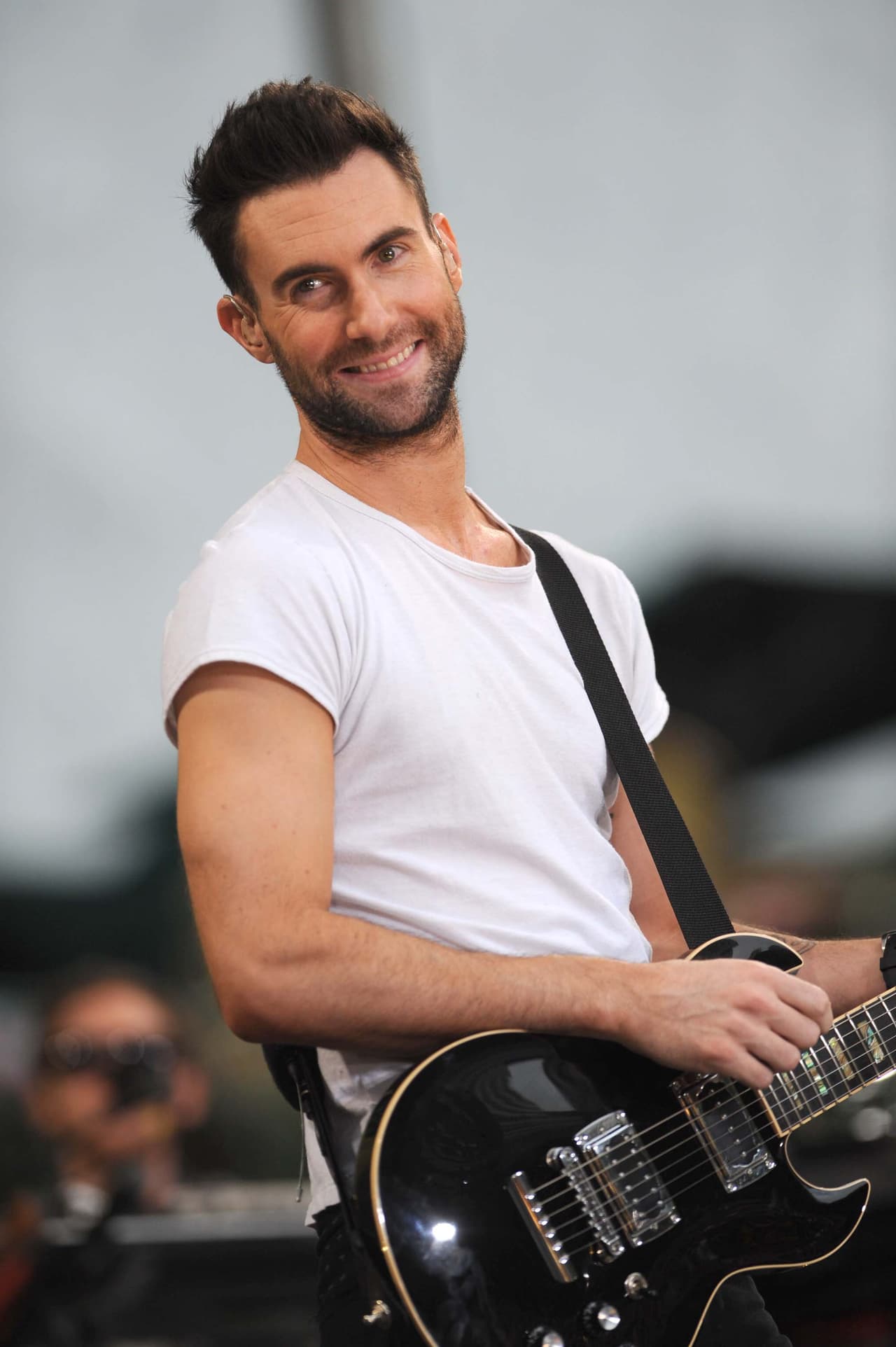 ¡Uff! Que te mire así desde el escenario...