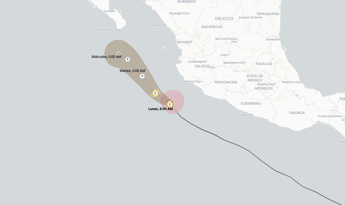 🔴 Huracán Bárbara | Trayectoria en vivo: se forma el primer huracán de la temporada 2025