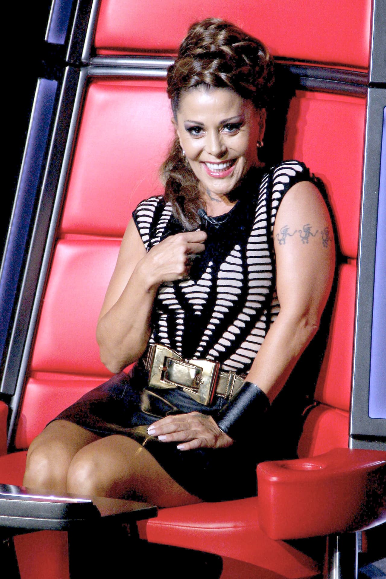 "Que le vaya bien, me da mucho gusto. Me encanta que trabaje, le hace falta", dijo Alejandra Guzmán.