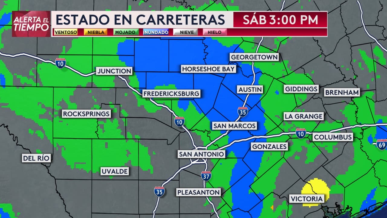 "No subestimes el poder del agua. Solo se necesitan 6 pulgadas de agua en movimiento rápido para derribar y llevarse a un adulto, y 12 pulgadas para llevarse un automóvil pequeño y de 18 a 24 pulgadas para vehículos más grandes. ¡Date la vuelta, no te ahogues!", lee la advertencia del Servicio Nacional de Meteorología. C