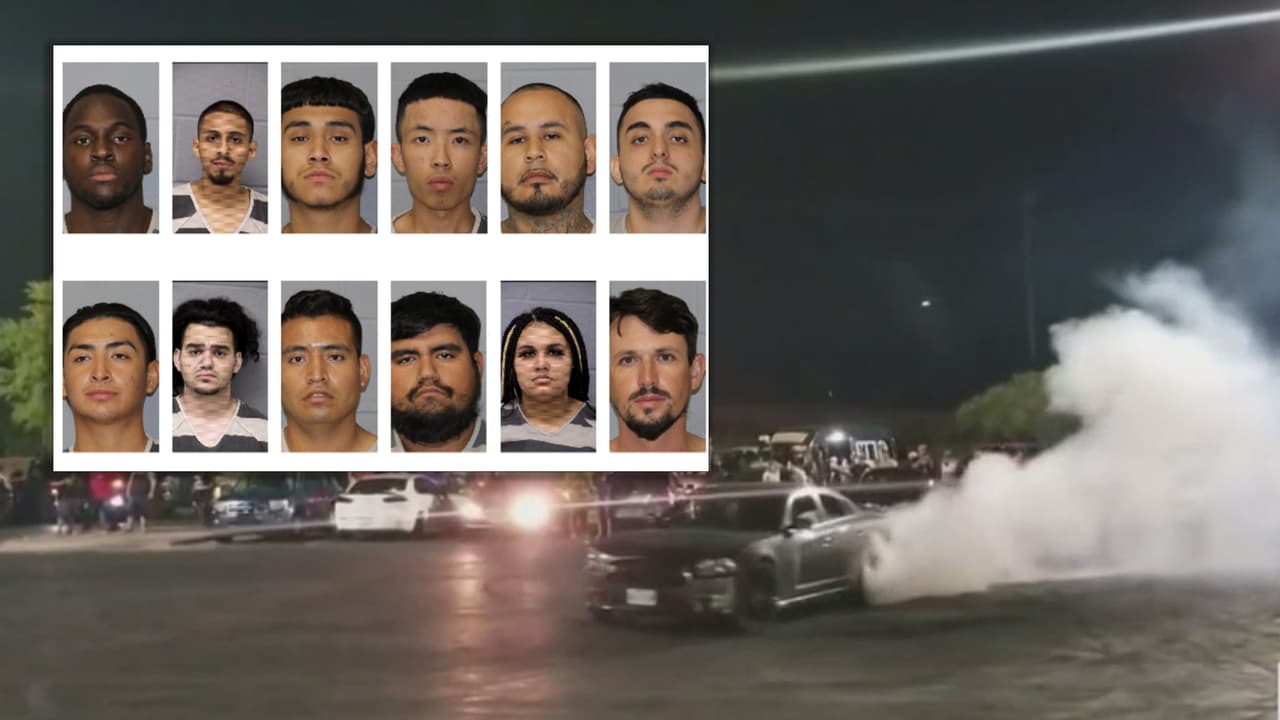 Policía arresta a 22 personas en relación con club de autos que realizan “arrancones” en Austin