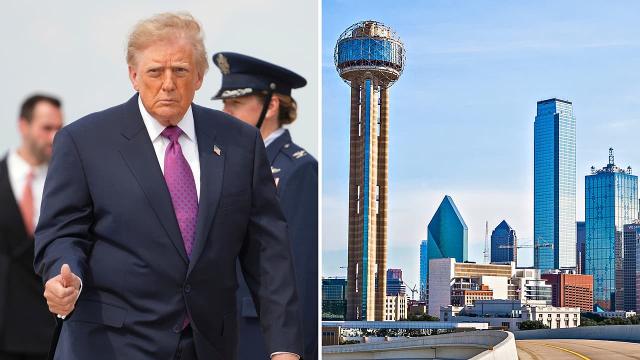 ¿Vas al centro de Dallas? La visita de Trump y la convención republicana traerán cierres, desvíos y cambios en DART