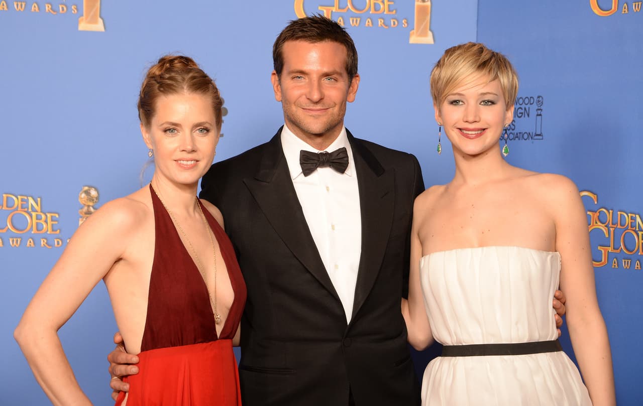 Amy Adams, Bradley Cooper y Jennifer Lawrence