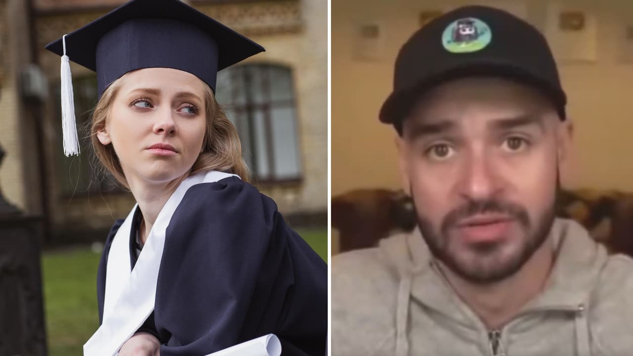 Tiktoker asegura que la universidad es una estafa y crea debate en redes: "No vale nada un título"