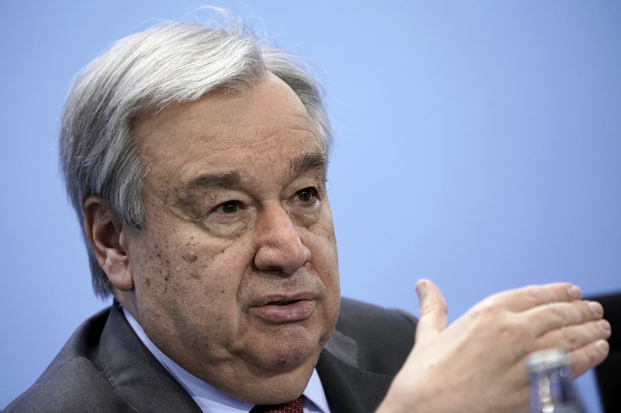 Antonio Guterres, secretario general de las Naciones Unidas.