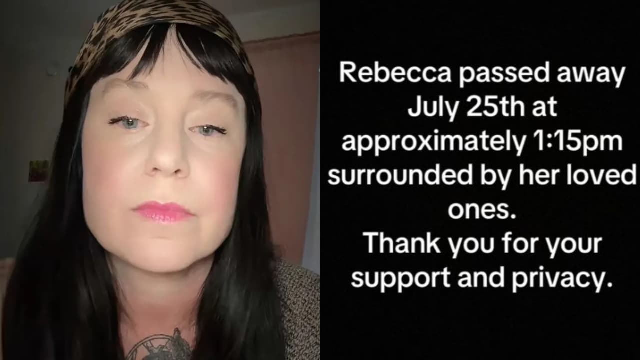 Así se dio a conocer la muerte de la famosa 'tiktoker' Rebecca Luna.