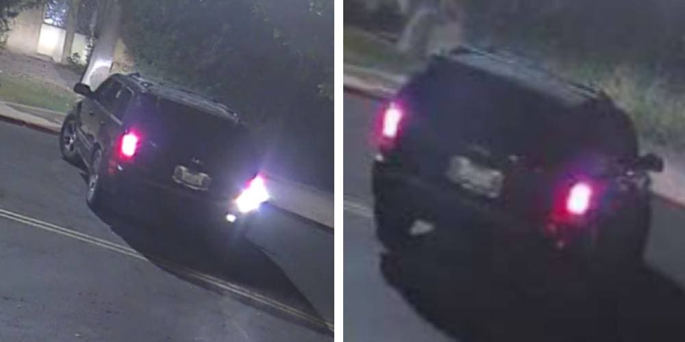 Autoridades buscan esta camioneta por los robos.