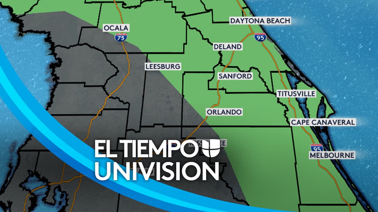 Gran parte de Florida Central bajo riesgo de tiempo severo esta tarde, especialmente la zona costera