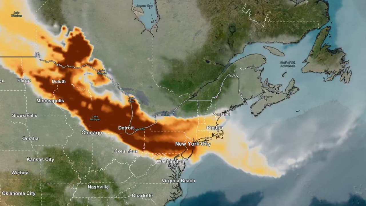 Alertan por mala calidad del aire en Nueva York en plena ola de calor: cómo protegerse
