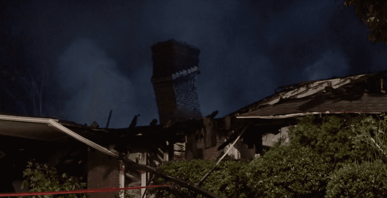 El inmueble resultó bastate afectado por el incendio.